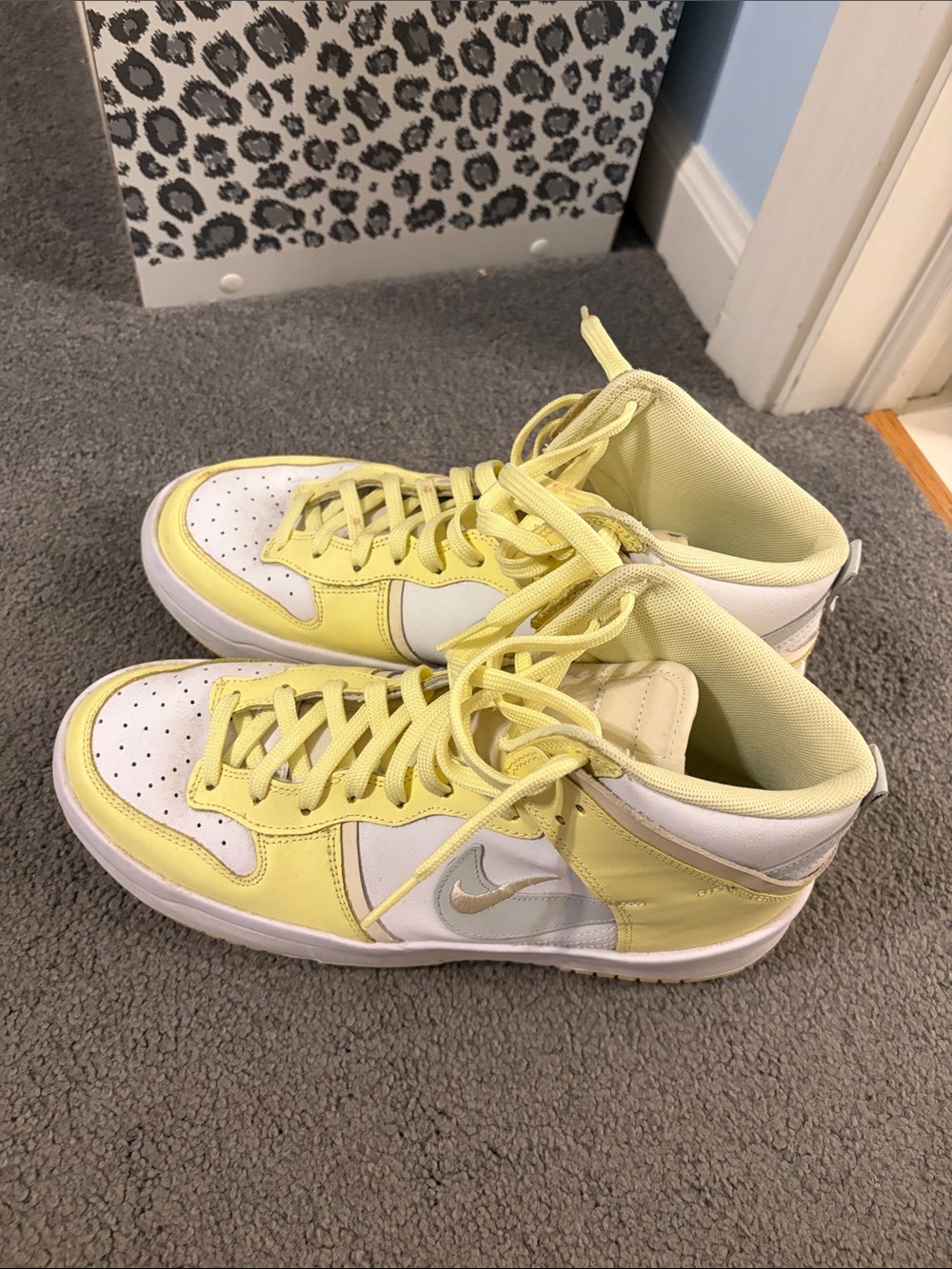 Nike yellow women’s shoes
